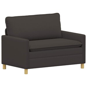 vidaXL Canapé Gris foncé 126 x 81 x 87 5 cm Tissu