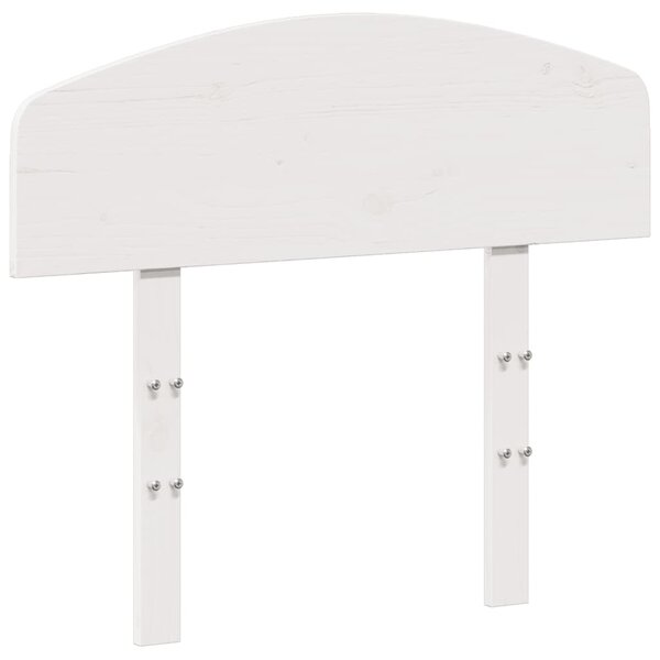 vidaXL Tête de lit blanc 100 cm bois massif de pin