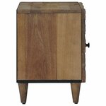 vidaXL Cabinet de chevet 2 Pièces Marron 40 x 33 5 x 46 cm