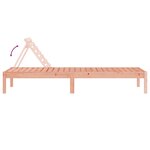 vidaXL Chaises longues lot de 2 199 5x60x74 cm bois massif de douglas