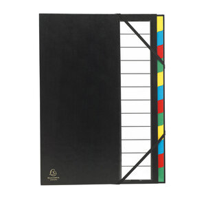 Trieur rigide ORDONATOR 12comp ass EXACOMPTA