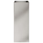 vidaXL Jardinière argenté 32x29x75 cm acier inoxydable