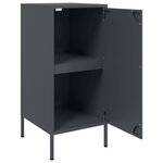 vidaXL Buffet anthracite 36x39x79 cm acier