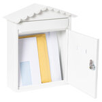 Boîte aux Lettres en Acier  Visit E5741  Anti-pluie  Blanc