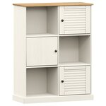 vidaXL Bibliothèque VIGO blanc 90x35x114 5 cm bois massif de pin
