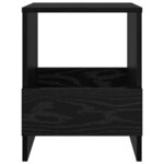 vidaXL Étagère à magazines Chêne noir 35 x 30 x 45 cm