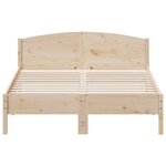 vidaXL Cadre de lit sans matelas 160x200 cm bois massif de pin