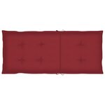 vidaXL Chaises inclinables de jardin lot de 2 et coussins Bois acacia