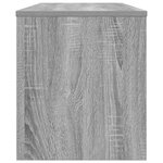 vidaXL Meuble TV Gris Sonoma 100 x 35 x 40 cm Bois d'ingénierie