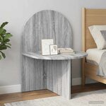 vidaXL Table de chevet 2 Pièces Sonoma gris 48 x 49 x 65 cm