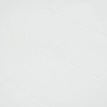 vidaXL Ensemble à manger d'extérieur 9Pièces Plastique Blanc Aspect rotin