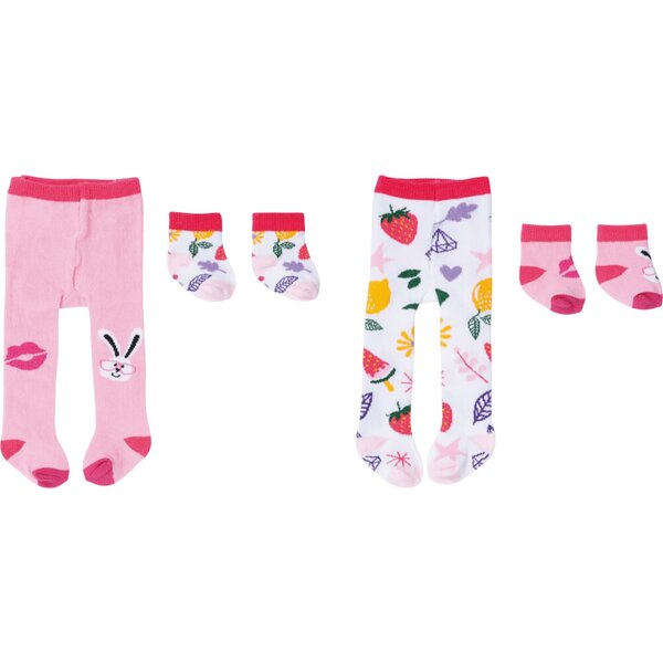 Zapf Creation 836064 - Baby born Collants et chaussettes  assortiment 43cm