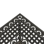 vidaXL Ensemble de bistrot 3 Pièces bronze aluminium coulé