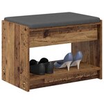 vidaXL Banc d'entrée Bois ancien 63 x 38 x 45 cm