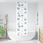 vidaXL Store enrouleur de douche avec cassette largeur du tissu 56 cm
