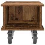 vidaXL Meuble TV Bois ancien 37 x 35 x 35 cm Bois d'ingénierie