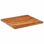 vidaXL Dessus de table 100x80x2 5cm rectangulaire bois massif d'acacia