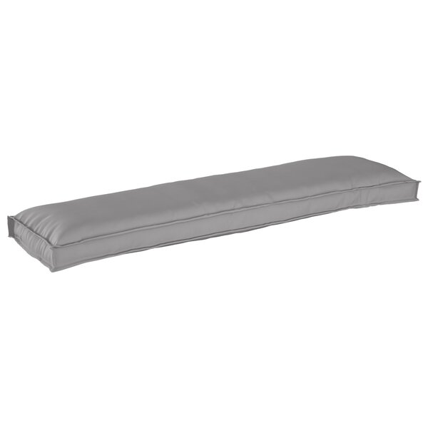 vidaXL Coussin de banc gris 150x40x8 cm en tissu Oxford