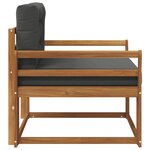 vidaXL Sofa de milieu extérieur Naturel