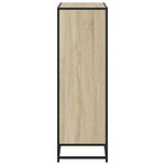 vidaXL Bibliothèque chêne sonoma 80 5x35x107 5 cm bois d'ingénierie