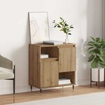 vidaXL Buffet chêne artisanal 60 x 35 x 70 cm Bois d'ingénierie