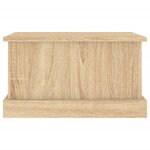 vidaXL Coffre de rangement Chêne Sonoma 50x30x28 cm Bois d'ingénierie