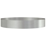 vidaXL Pot en acier inoxydable Acier inoxydable Grand Durable