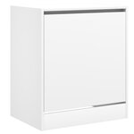 vidaXL Armoire à chaussures blanc 60x42x69 cm bois d'ingénierie