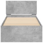 vidaXL Cadre de lit sans matelas avec lumières LED 90x200 cm