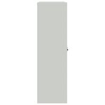 vidaXL Armoire de bureau 90x40x140 cm Acier Gris