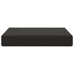 vidaXL Coussin de canapé d'extérieur Noir 60 x 60 x 8 cm Polyester