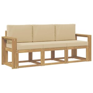 vidaXL Ensemble de canapés d'extérieur 3 pc