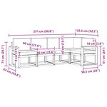 vidaXL Ensemble de canapés d'extérieur 5 Pièces Naturel et Beige