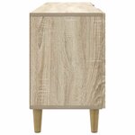 vidaXL Meuble TV 102 x 34 5 x 50 cm Chêne Sonoma Bois d'ingénierie