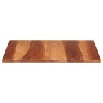 vidaXL Dessus de table bois massif d'acacia 25-27 mm 70x70 cm