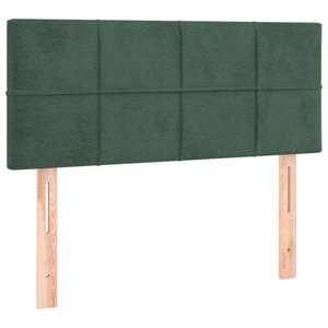 vidaXL Tête de lit Vert foncé 80x5x78/88 cm Velours