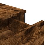 vidaXL Buffet chêne fumé 79 5x35 5x74 5 cm bois d'ingénierie