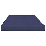 vidaXL Coussin d'extérieur 2 Pièces Bleu marine 180 x 55 x 7 cm Tissu