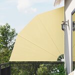 vidaXL Écran de confidentialité pour balcon Couleur sable 210 x 210 cm