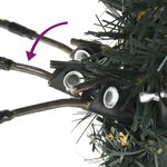 vidaXL Sapin de Noël artificiel avec support Vert 120 cm PVC