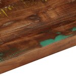 vidaXL Dessus de table 80x80x3 8 cm carré bois massif de récupération