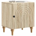 vidaXL Cabinet de chevet Chêne Sonoma 43 x 34 5 x 50 cm