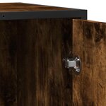 vidaXL Buffet chêne fumé 62x35x76 cm bois d'ingénierie