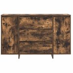 vidaXL Buffet Chêne fumé 120 x 41 x 75 cm Bois d'ingénierie