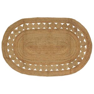 vidaXL Tapis de surface Naturel 205 x 305 cm Jute