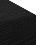 vidaXL Meuble mural Chêne noir 60 x 36.5 x 35 cm Bois d'ingénierie