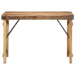 vidaXL Table de salle à manger Marron 110 x 55 x 76 cm