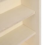 vidaXL Boîte d'Exposition en Bois Marron 80 x 8 5 x 36 cm Contreplaqué