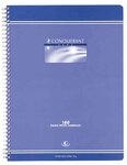 Cahier reliure intégrale 24 x 32 cm 180p 70g petits carreaux Coloris aléatoire CONQUÉRANT