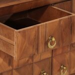 vidaXL Armoire à tiroirs marron miel 70x35x70 cm bois massif d'acacia